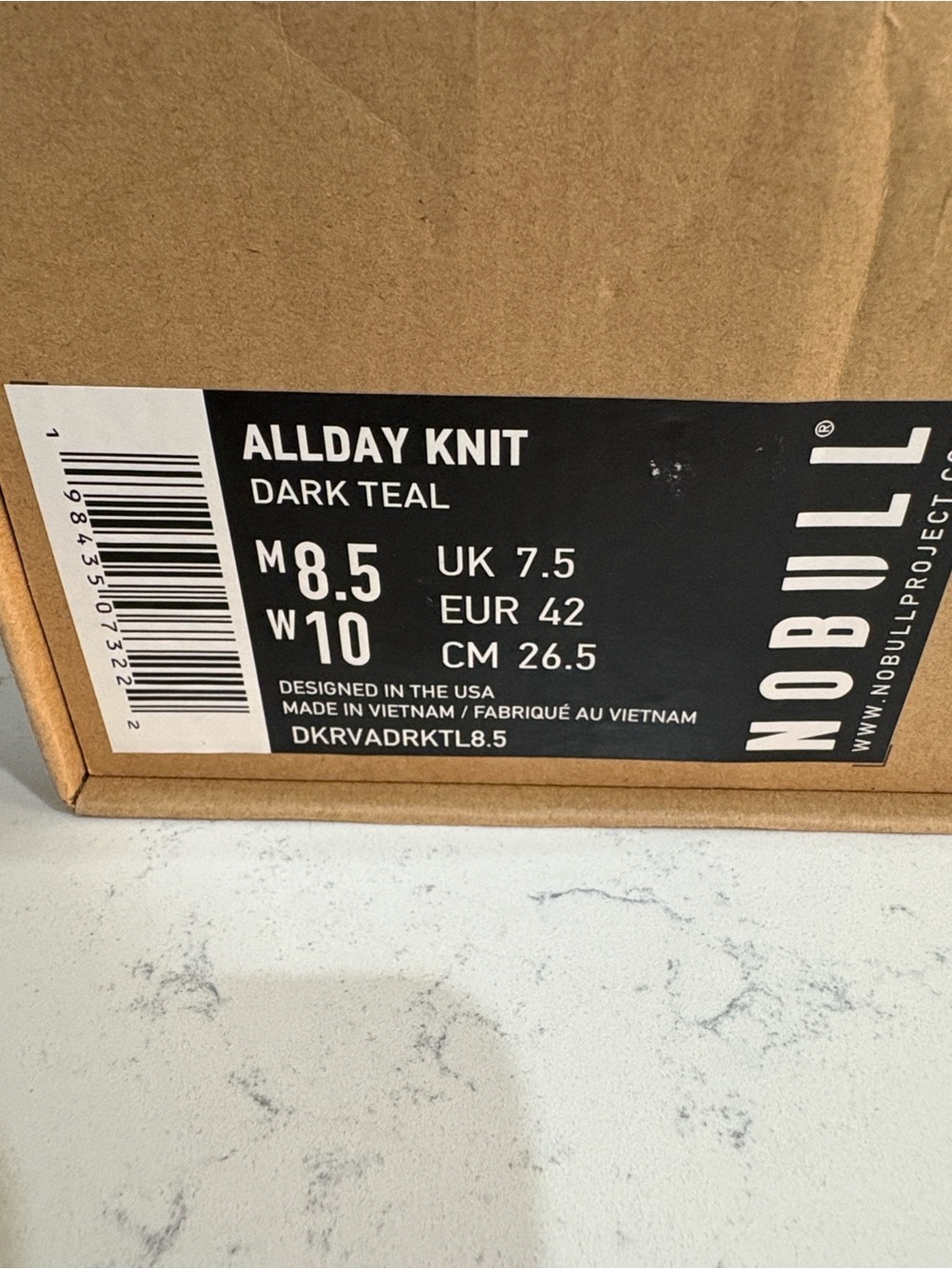 NOBULL Allday Knit Dark Teal Unisex, New in Box - Picture 2 of 9